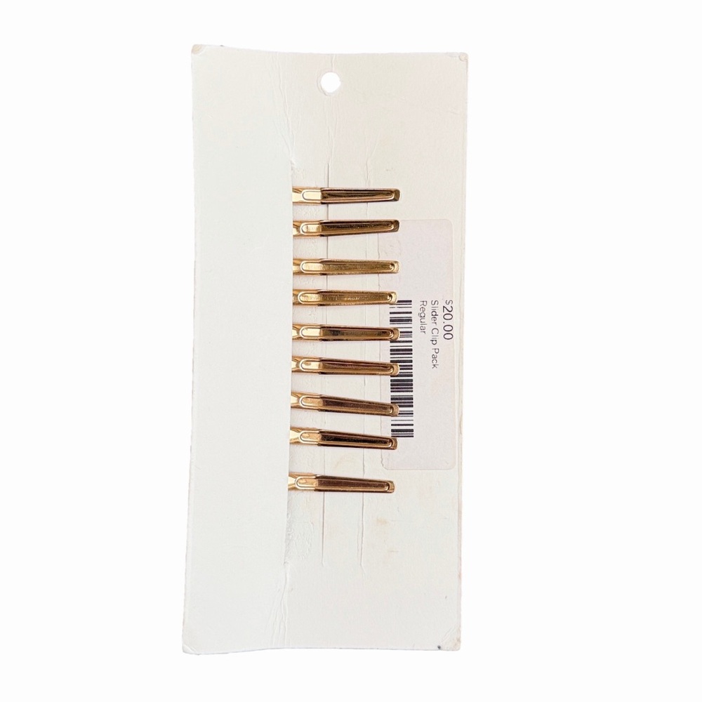 Rylee + Cru Girls’ Tortoise/Marble Slider Barrette Clips—9pk - Picture 7 of 7